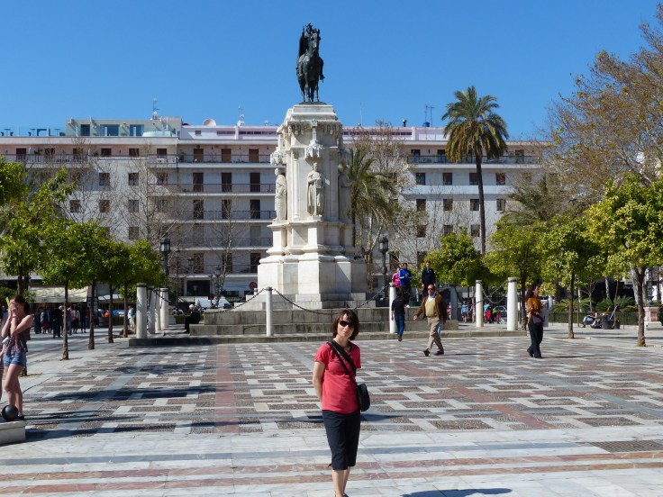 One of the many plazas