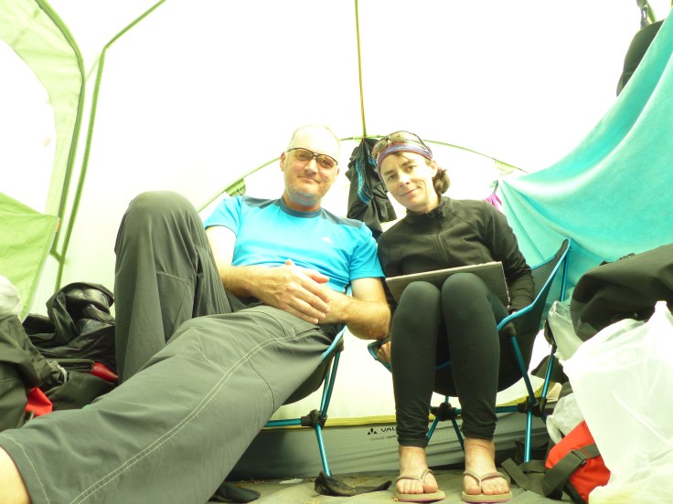 Tent bound elevenses