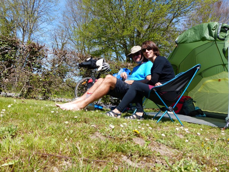 Just boiling the kettle at our pitstop