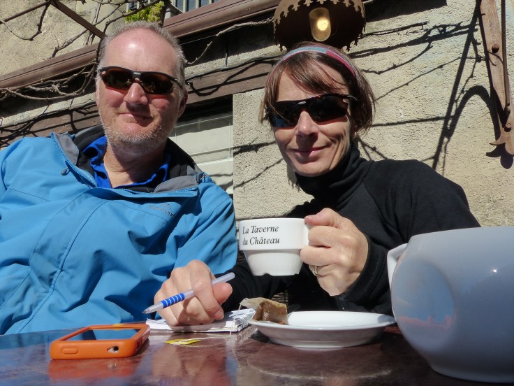 Afternoon drinks at the castle