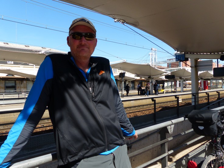 Waiting around in another train station!