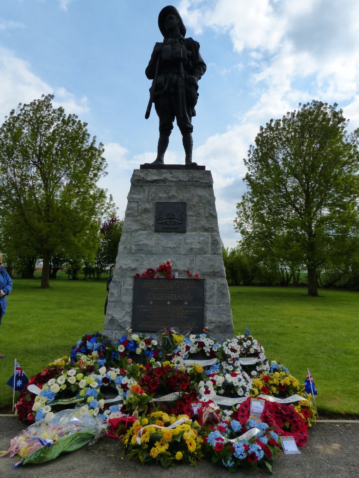 The Australian memorial at Bullecourt