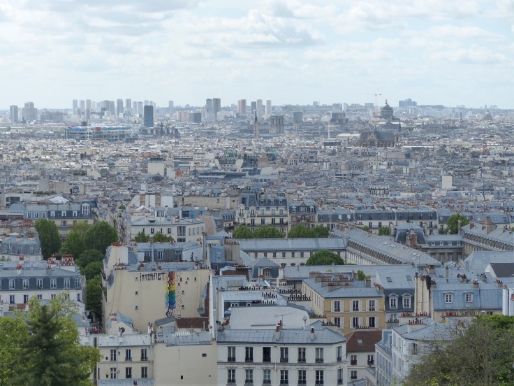 The view across Paris