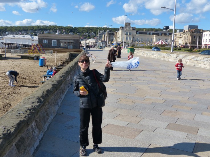 Still a bit windy in Weston-Super-Mare!