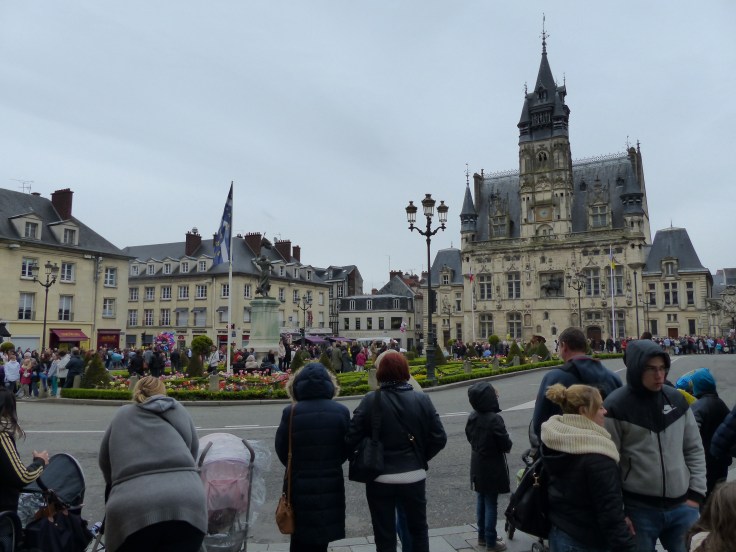 In the streets of Compiegne