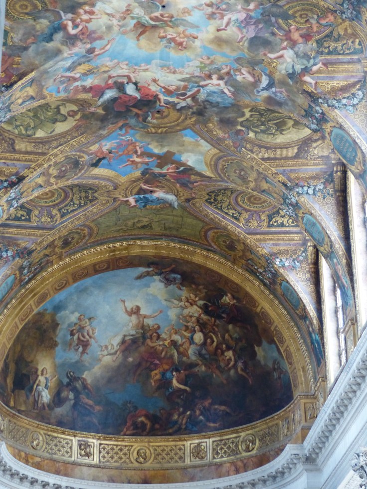 Every inch of every room was decorated, even the ceilings.