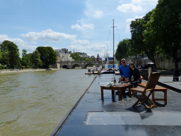 Our delightful brunch on the boat