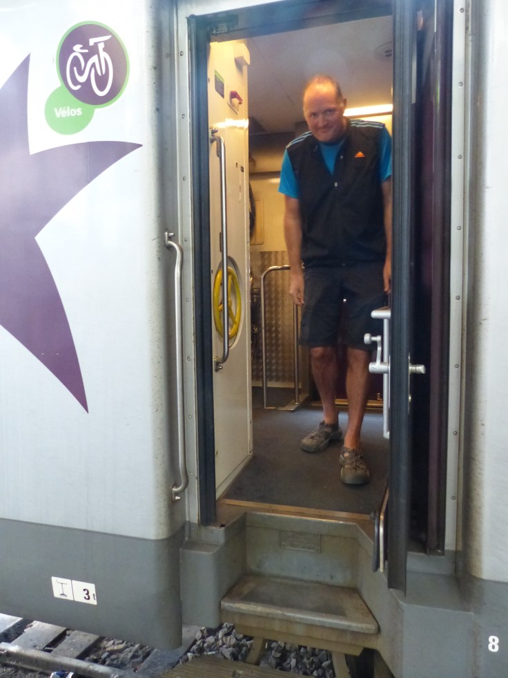 In action, waiting for me to pass the next load!