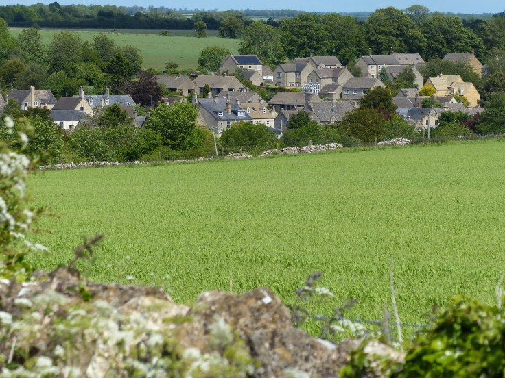 Looking down on Northleach