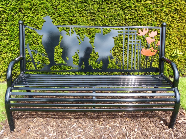 Even the bench in the WWI section was quite special