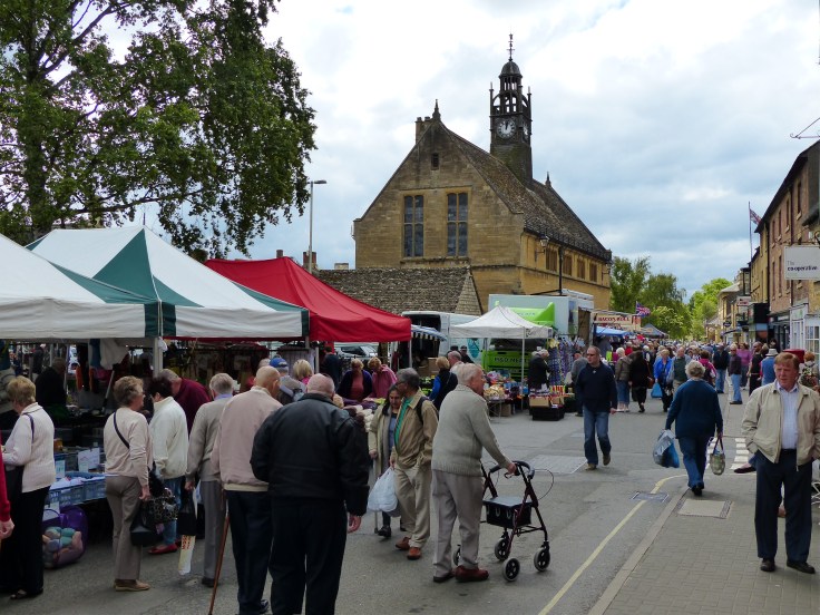 Market day in Moreton-on-Marsh