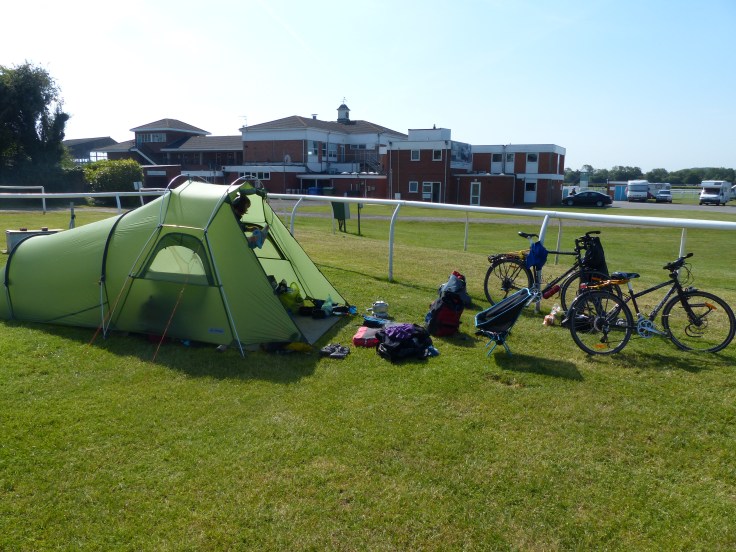 Our racecourse camp