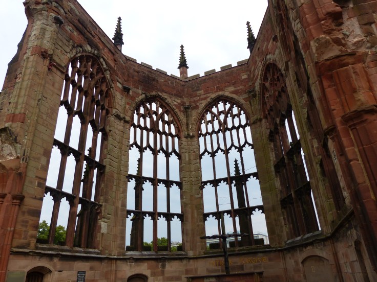 The ruins of Coventry Cathedral