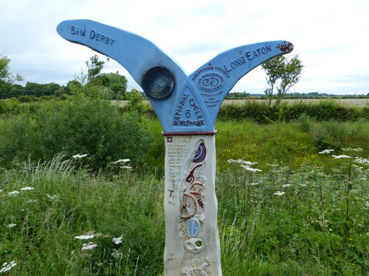 The National Cycle Network has given us some lovely routes and today it even had lovely signs!