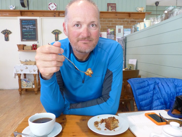 "Mmmmm, that's pretty good!" was Steve's verdict on his cake.