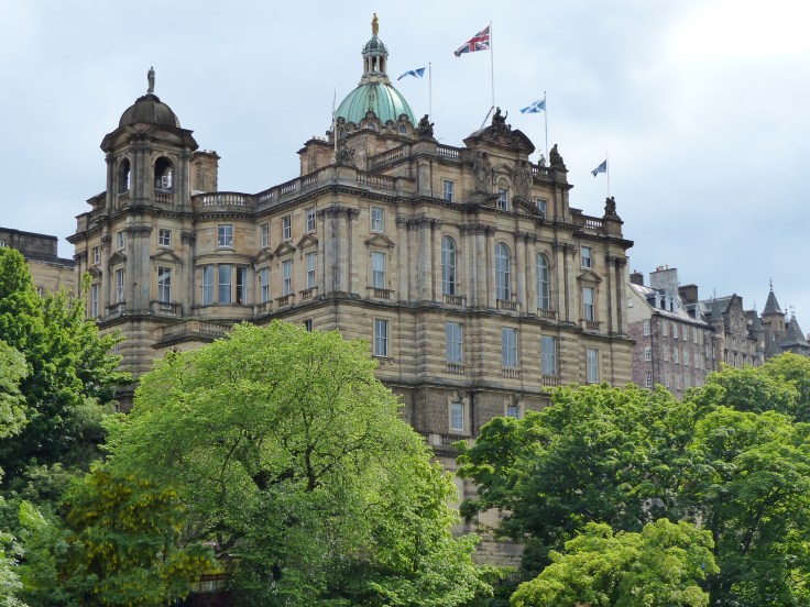 Our first sights of Edinburgh. Beautiful.