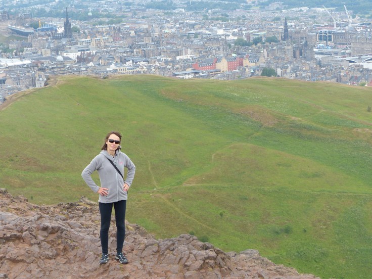 A rare moment of being able to look down on things