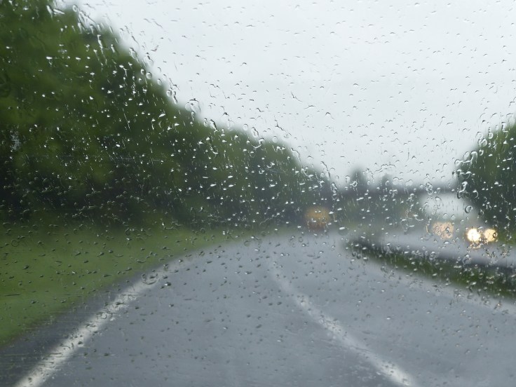 It stayed with us, all along the drive!