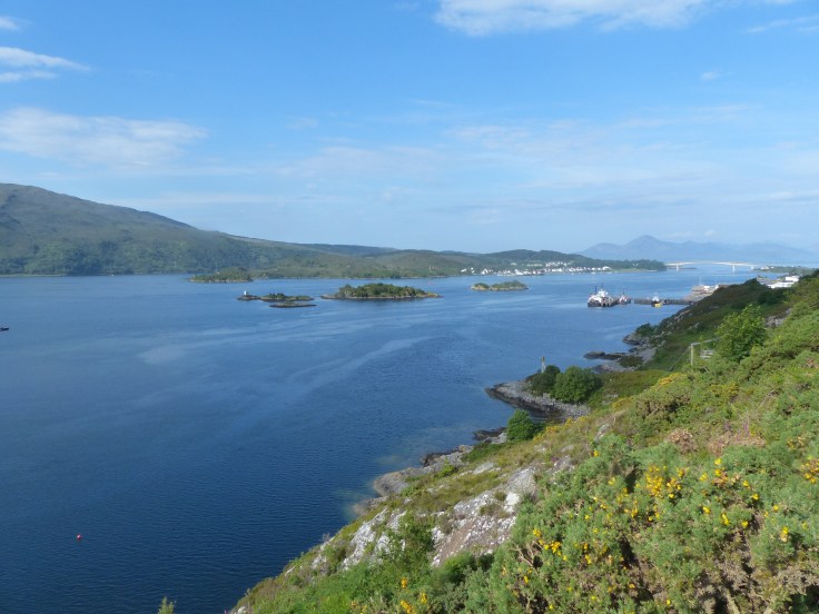Driving towards Skye