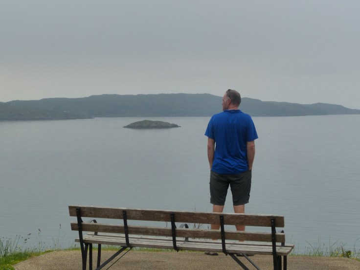 Looking quite thoughtful and serious and...