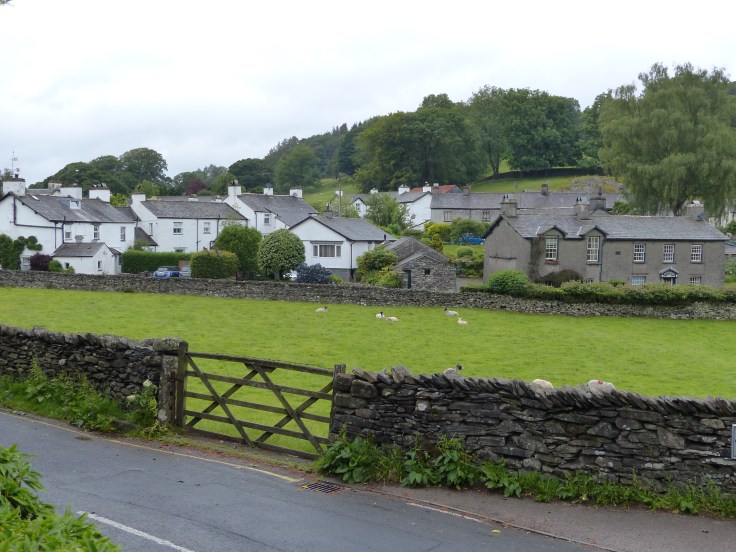 The village around the house