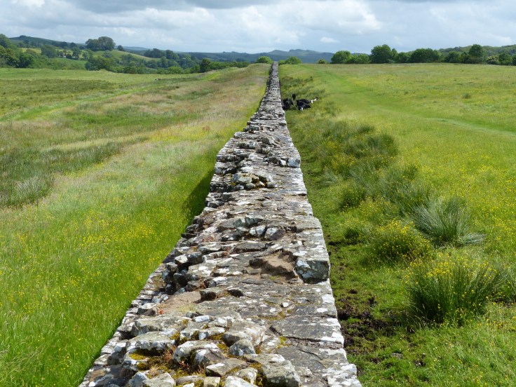 A section of Hadrian's Wall
