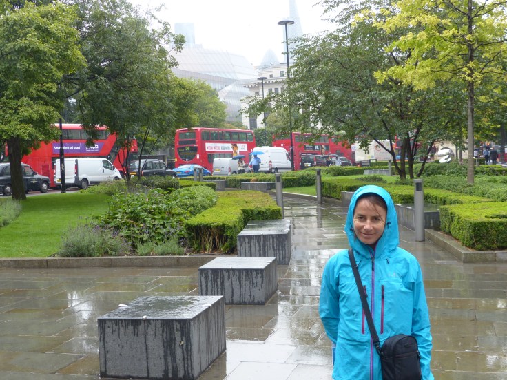 ...even in the downpour!