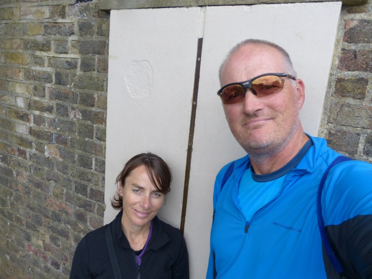 Standing on the meridian line