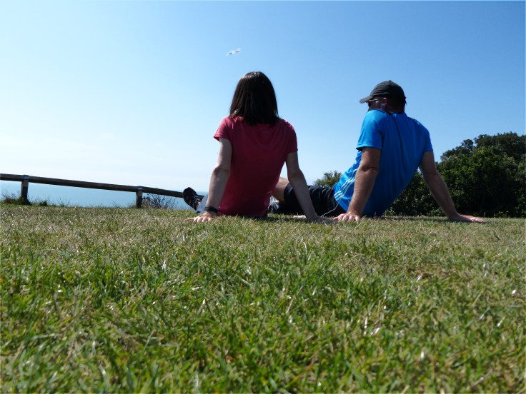 ...to sit and enjoy the view at the top