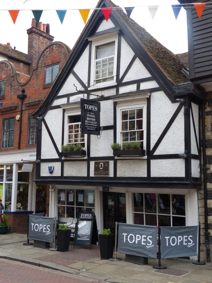 This was the home of Mr Topes, the chief verger of the cathedral in 'The Mystery of Edwin Drood'