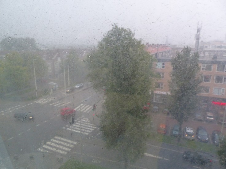 Sorry Holland, we've arrived along with our weather jinx!