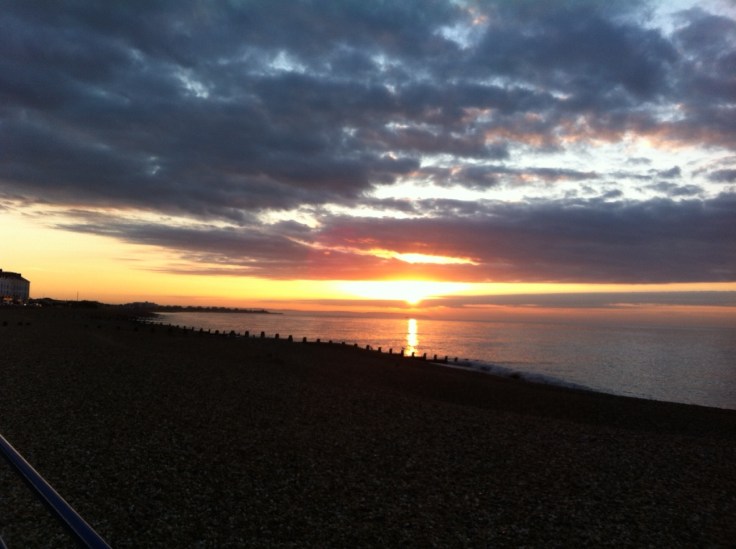 What a beautiful view to run towards