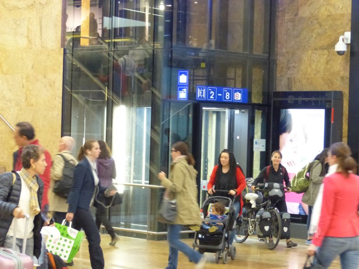 Still grinning as I walk out of the elevator. The final hurdle was cleared!