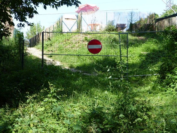 Nope, that part of the path is a no-go too! 