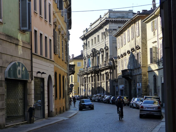 The streets of Piacenza