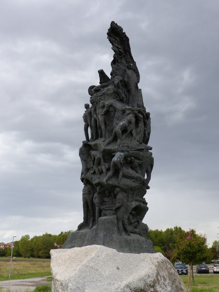 The memorial to Enzo Ferrari