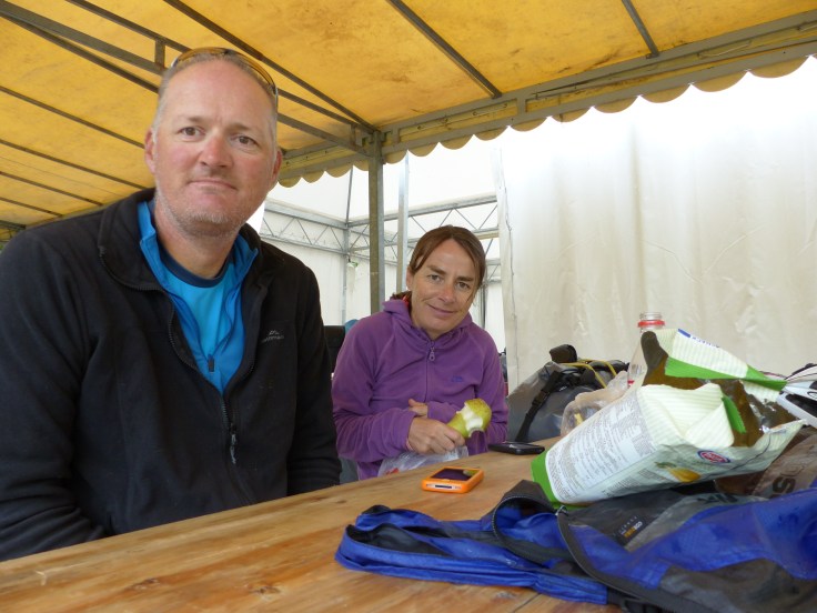 Elevenses. Do I look as cold as I feel?