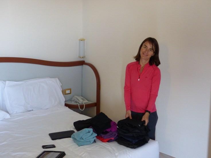 We did the laundry...