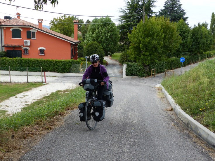 About to climb a little hill