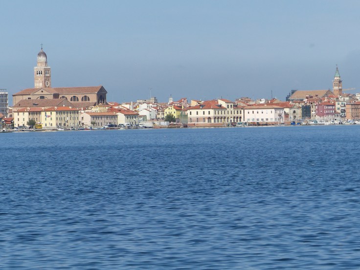 Looking across to Chioggia