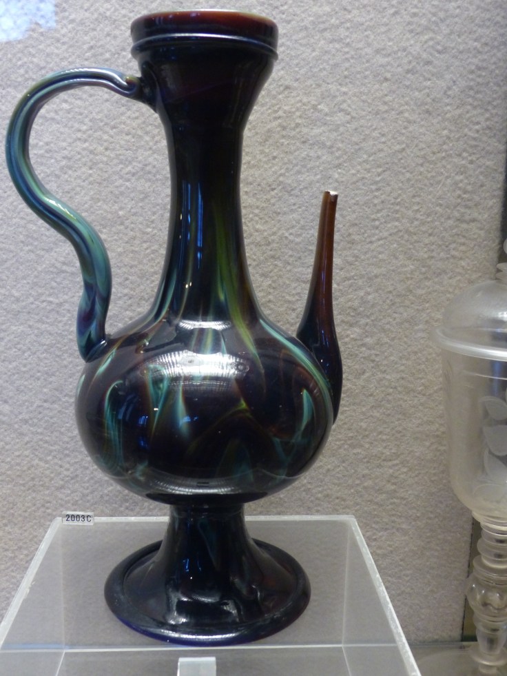 One of the gorgeous pieces of Murano glass on display