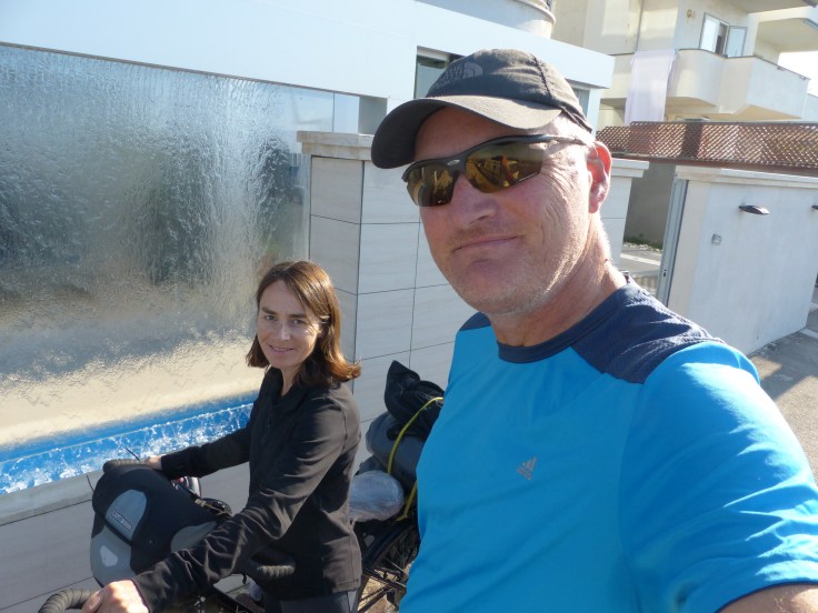 Our final packing of the bikes, before we pedal off to the van