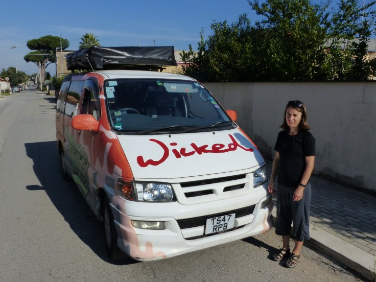 I'm not happy. I don't want to get in that van.