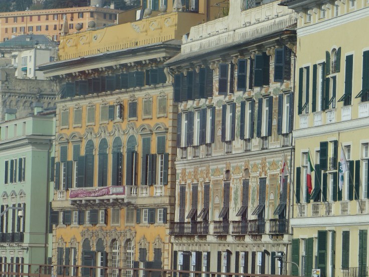 Driving through Genova