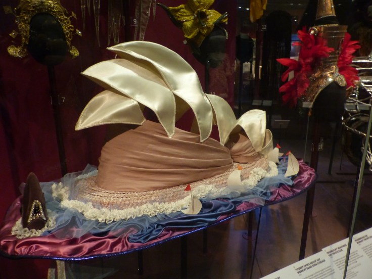 A hat worn by Dame Edna Everage. How classic!