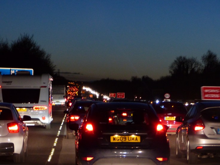 ...and still bumper-to bumper at the end!