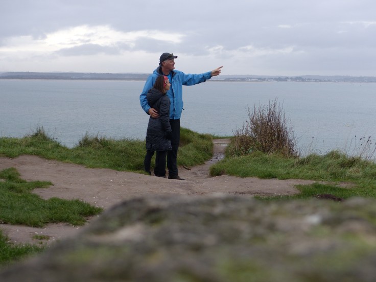 The Emperor used his point pose to take in the view!