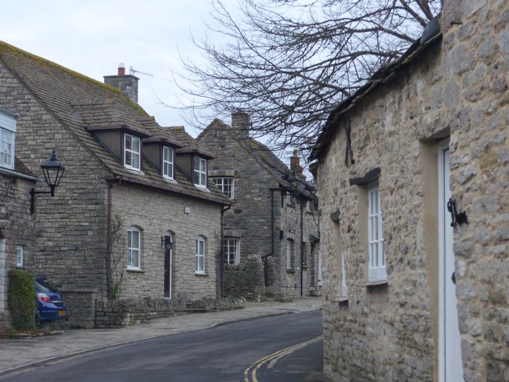 The village of Corfe Castle