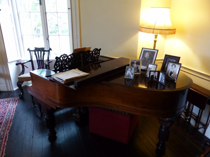 The Steinway piano. Agatha Christie trained as a concert pianist but was too shy to perform in public, even for her own family.