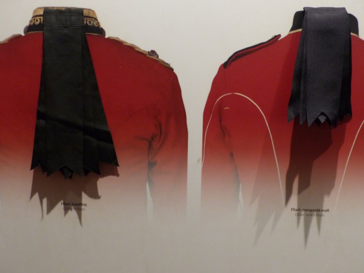 The one on the left is the Officers' and on the right is the one for the rank and file